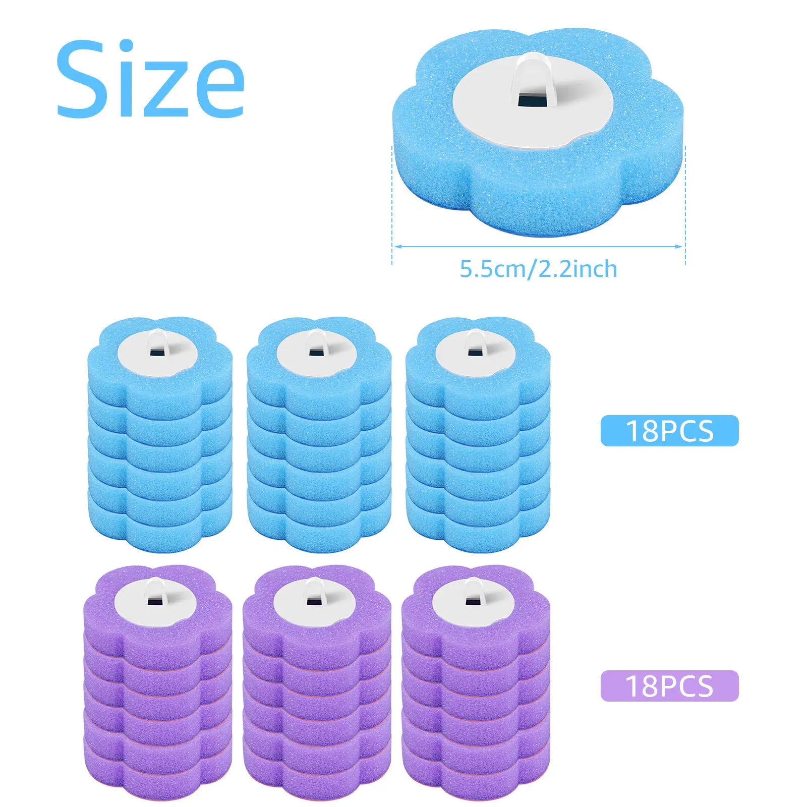 Cepillos con cabezales desechables para inodoro