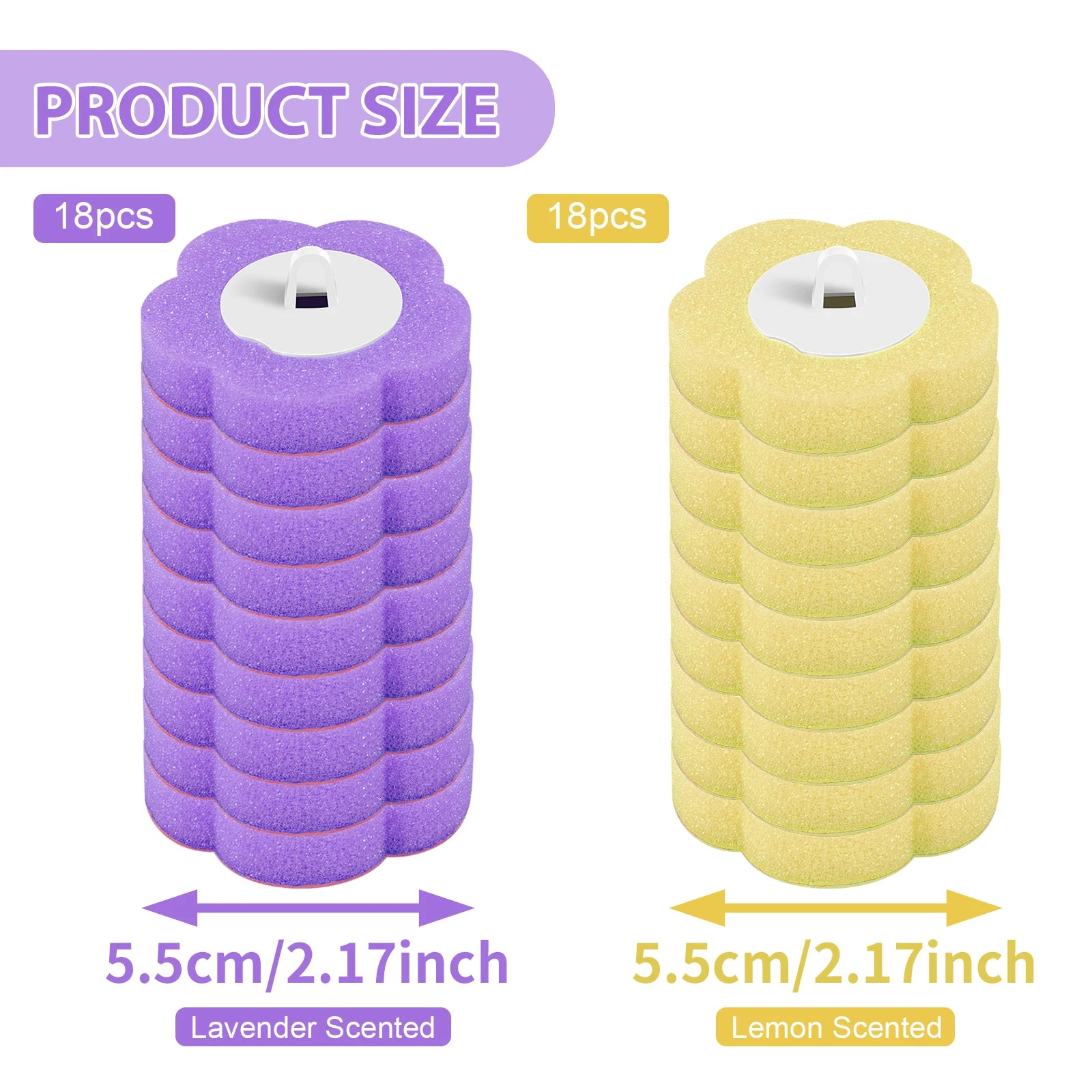 Cepillos con cabezales desechables para inodoro