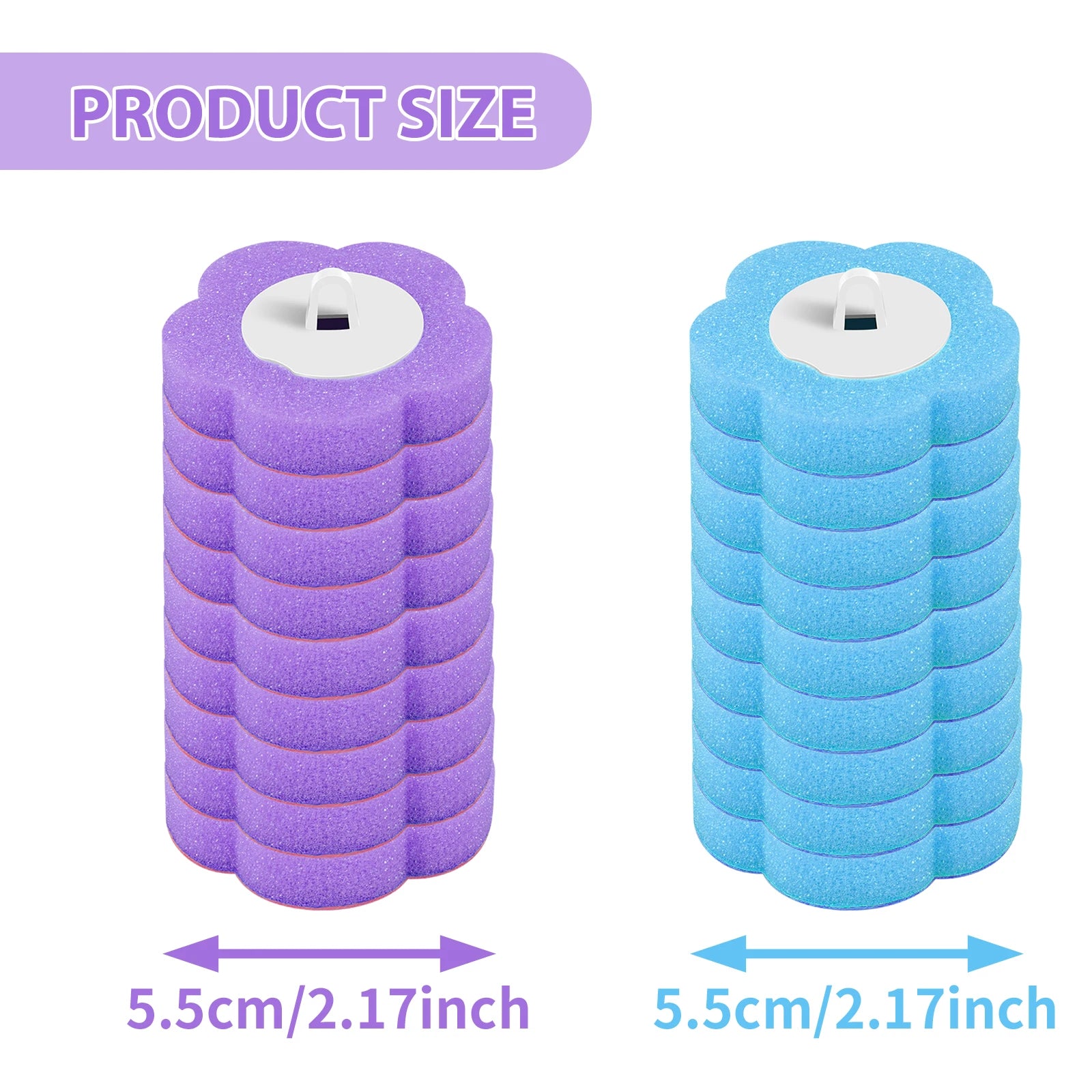 Cepillos con cabezales desechables para inodoro