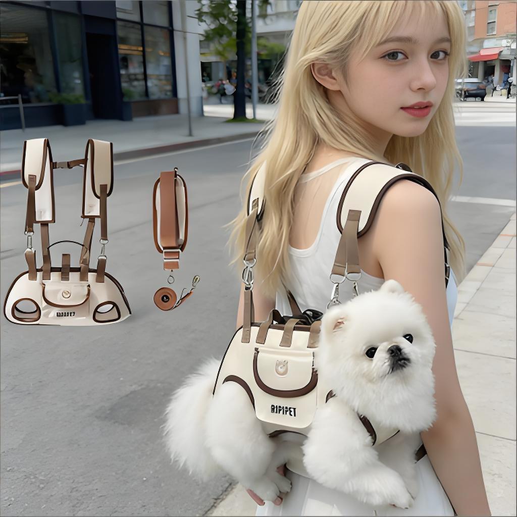 Bolso Transportador para Perros - Mochila Portátil para Mascotas