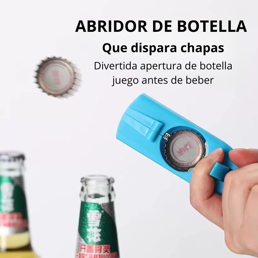 Destapador Lanzador de Chapas Cap Gun