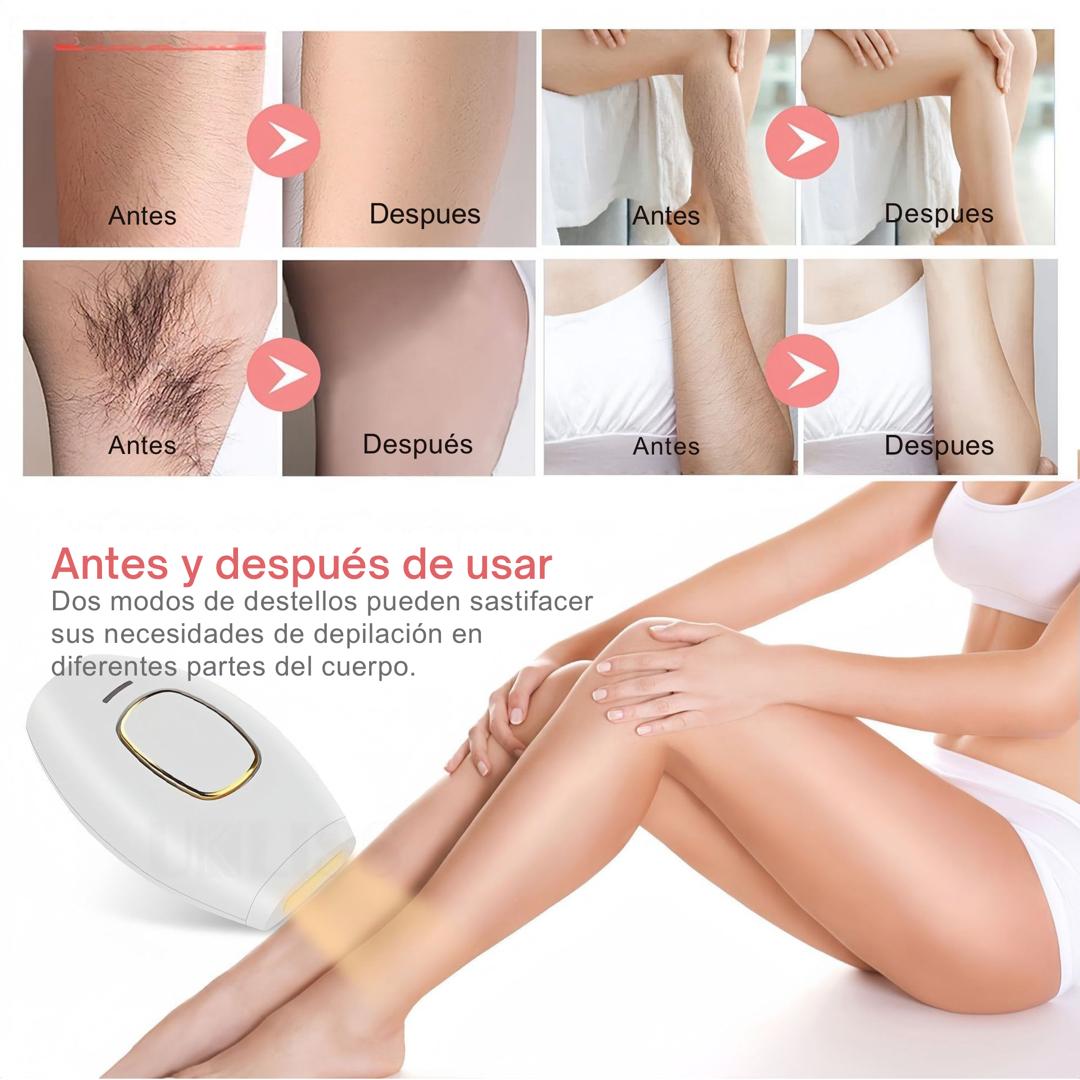 Depiladora Láser IPL 5 Niveles de Intensidad - Tratamiento Profesional
